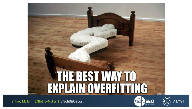 the best way to explain overfitting