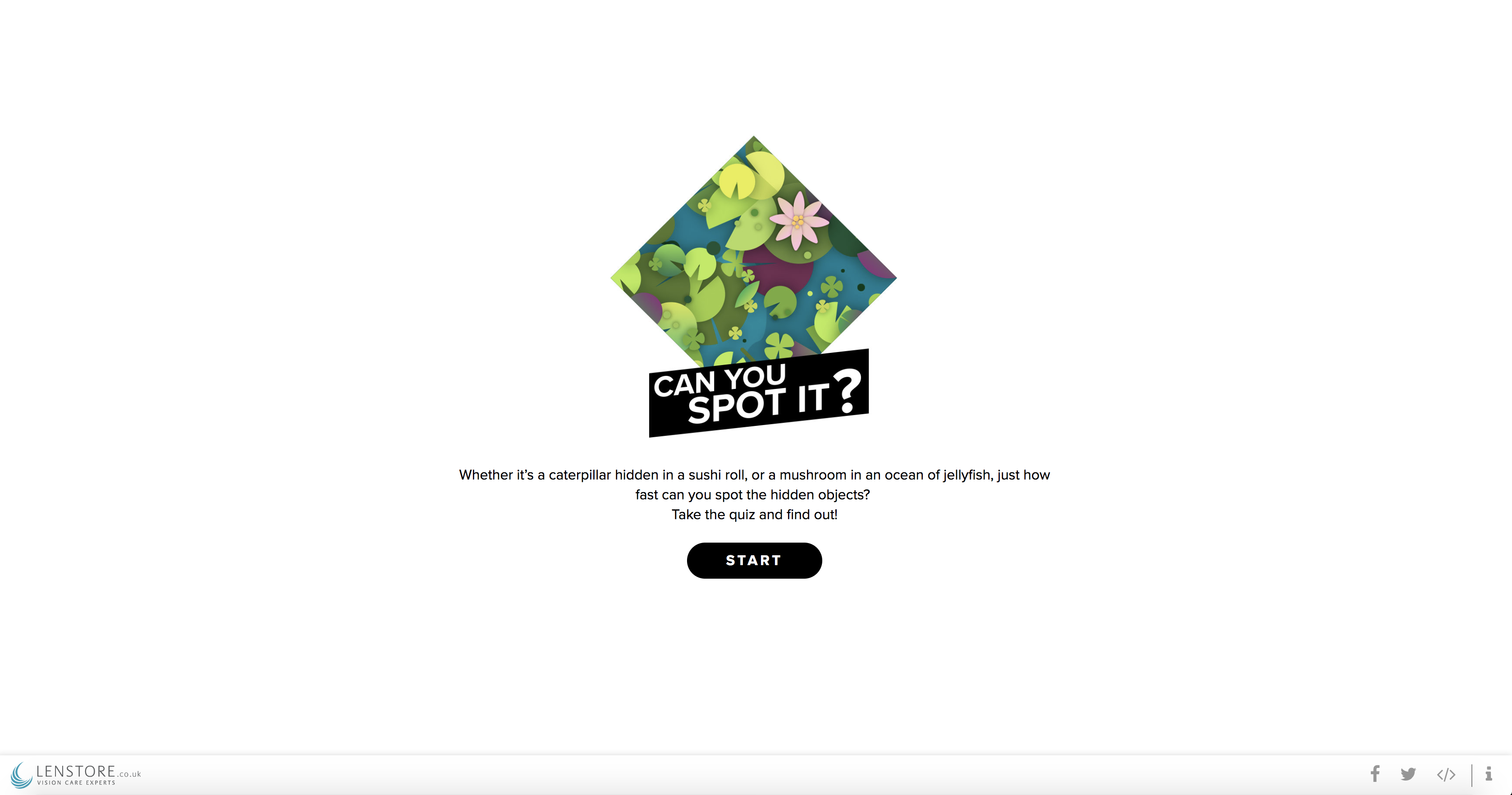 Lenstore's can you spot it brainteaser campaign