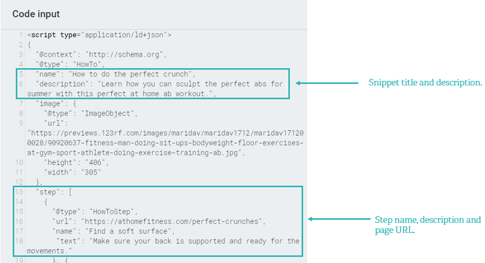 how to schema code example