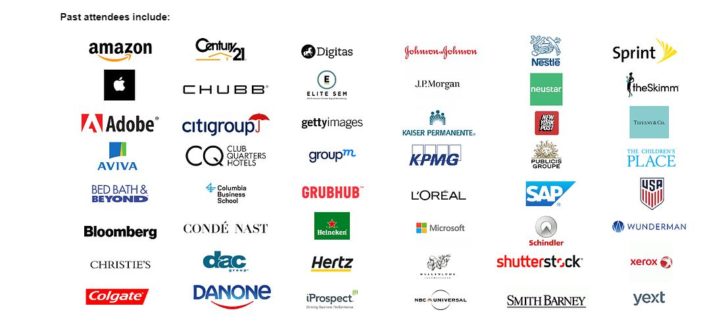 past attendees of transformation of search summit, examples of brands