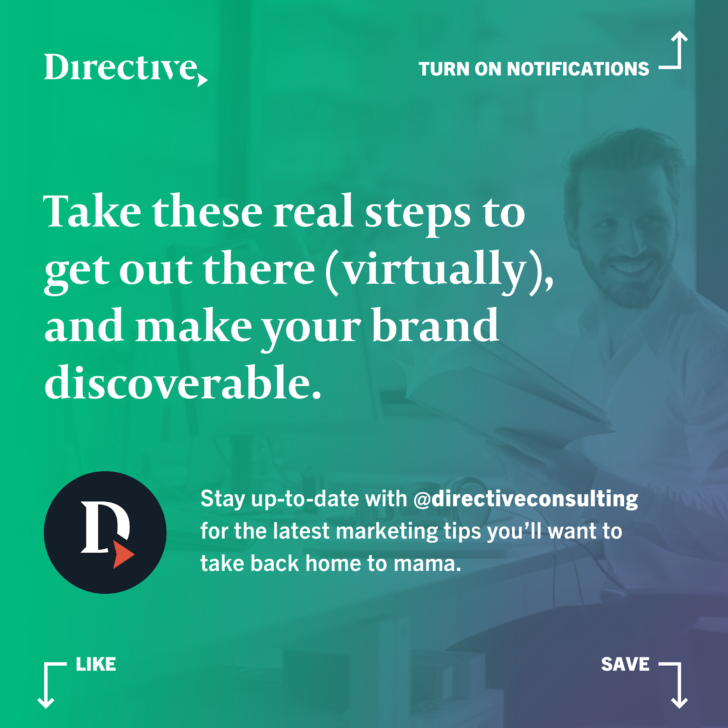 social media content example - Directive