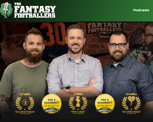 Podcasting example fantasy foot ballers