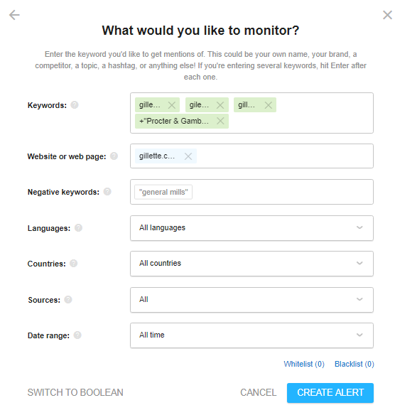 setting online reputation management tool