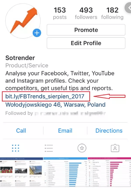 How to get more leads on Instagram - Link optimization