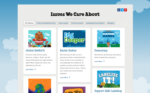 Ben & Jerry's blog example