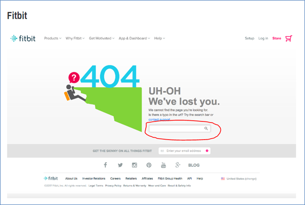 Creating Interactive 404s Add A Search Bar