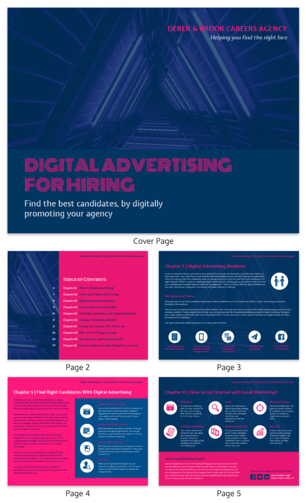 Neon Digital Hiring Strategy White Paper Venngaeg