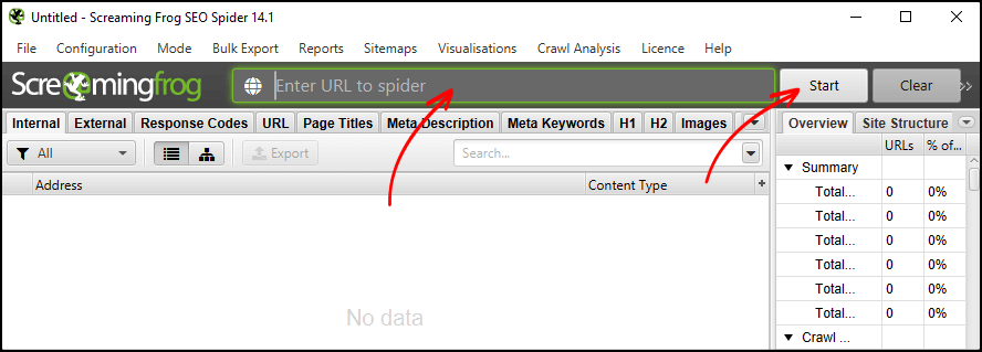 Using Screaming Frog for creating an XML sitemap