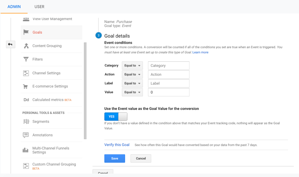 Google Analytics Event tracking