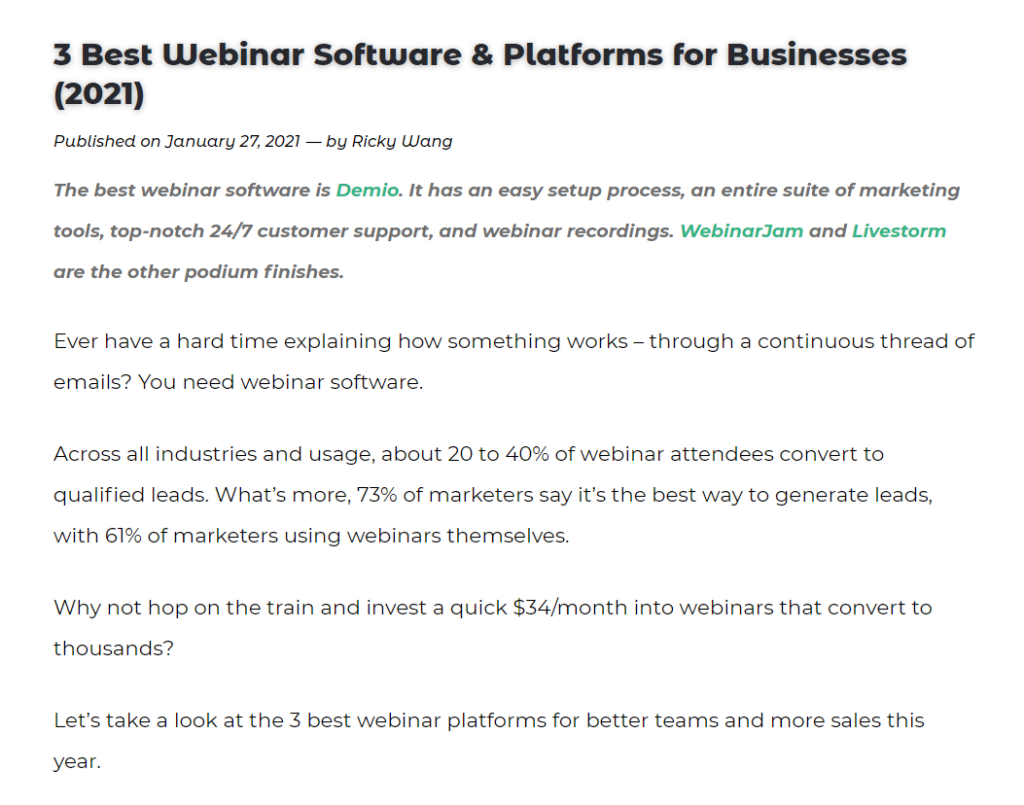 Webinar Software Ricky