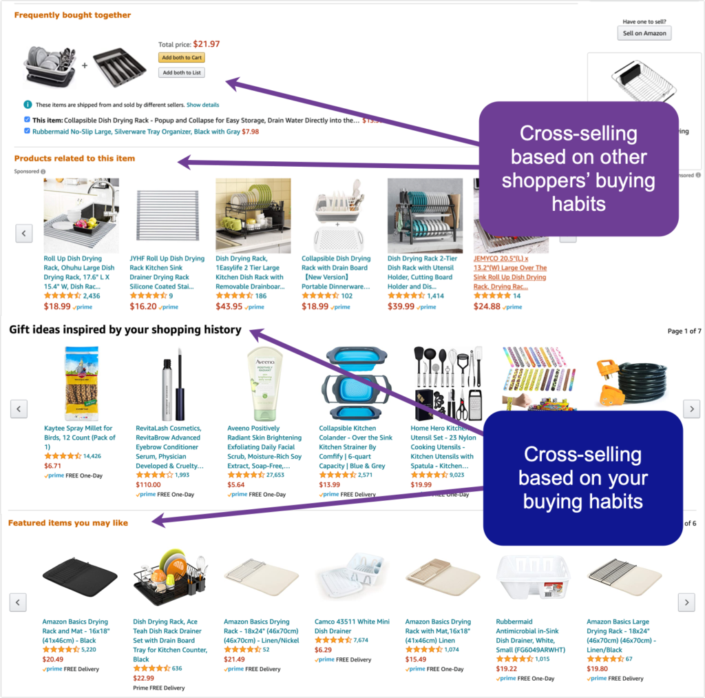 Consejos de optimización del embudo de ventas de comercio electrónico: ejemplo de Amazon