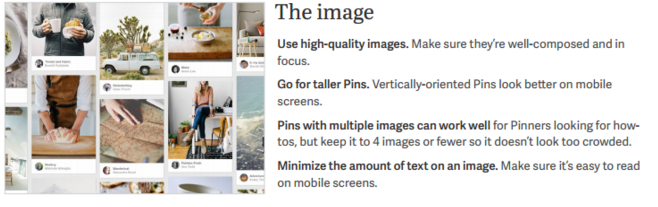 How appealing images improve your Pinterest presence