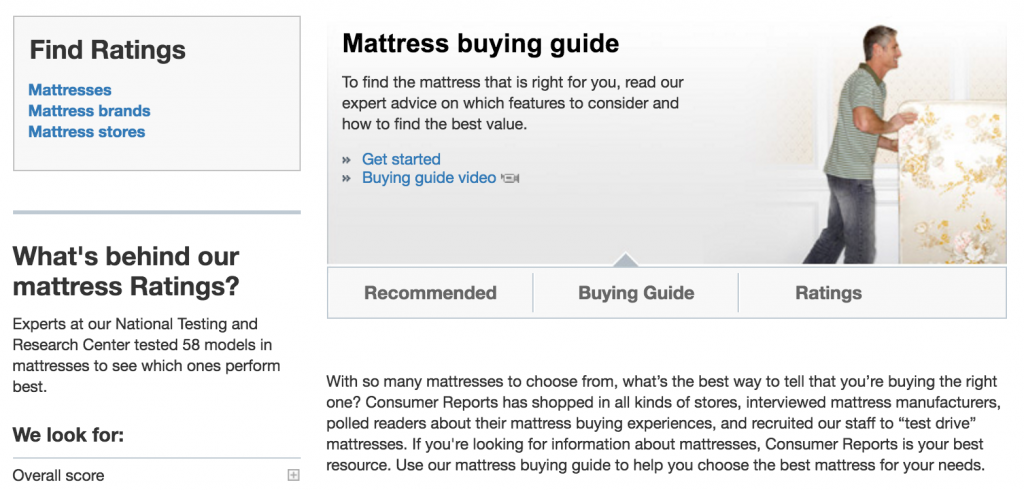 Best Mattress Reviews – Consumer Reports