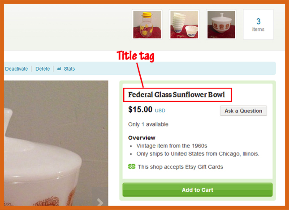 etsy optimise product listings