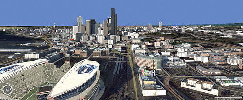 Virtual Seattle In Windows Live Local