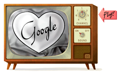 Google Lucille Ball 100th Birthday Logo