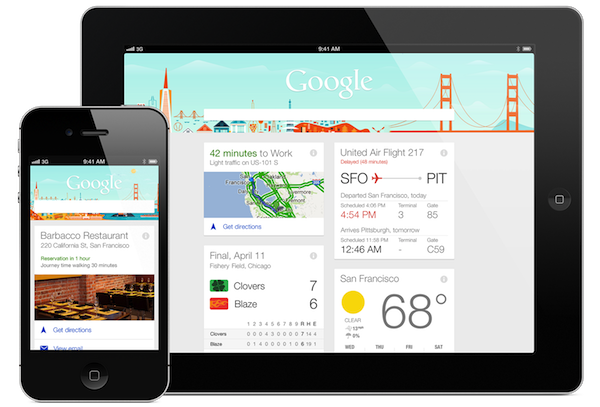 Google Now iPhone iPad