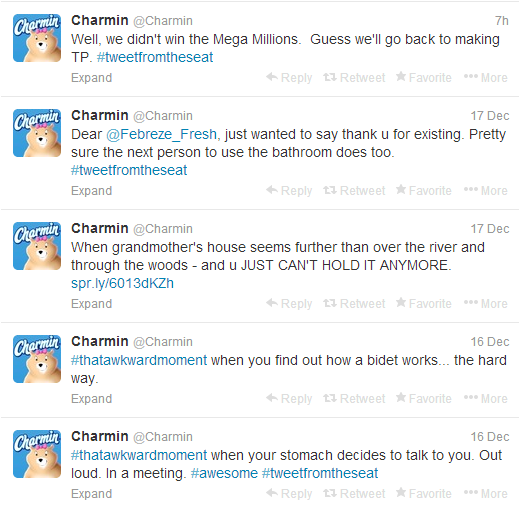 Charmin tweetfromtheseat