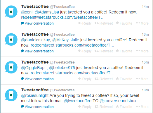 tweetacoffee