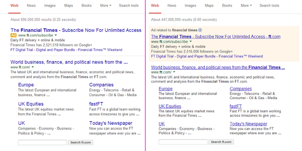 New Google Layout New Google Layout
