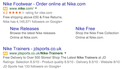 nike-ppc-ads-on-google-search