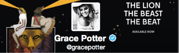 Twitter Verified Profile Grace Potter