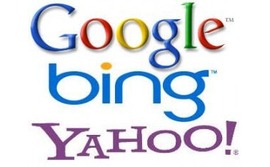 Google Bing Yahoo logos