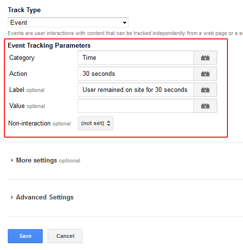 Event Parameters Event Parameters