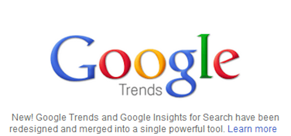 Google Trends and Google Insights for Search Merge.