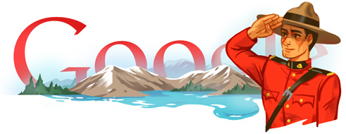 Google Doodle North West Mounted Police RCMP