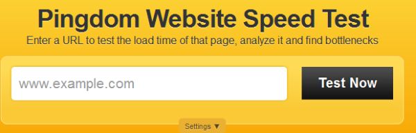 Pingdom Website Speed Test