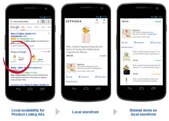 Google PLAs Local Availability and Storefront