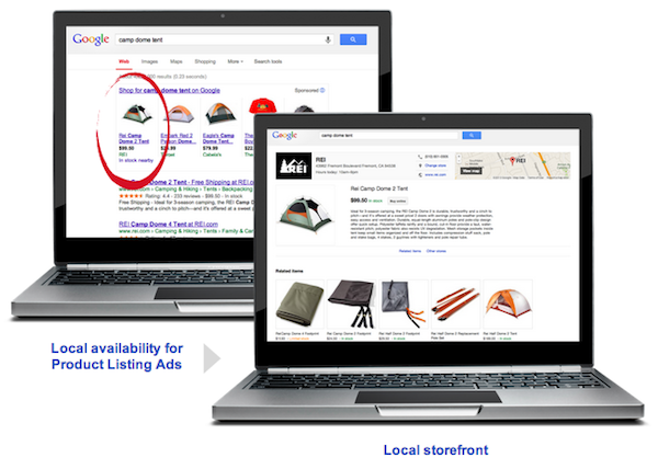 Google Product Listing Ads Local Availability and Storefront Google Product Listing Ads Local Availability and Storefront