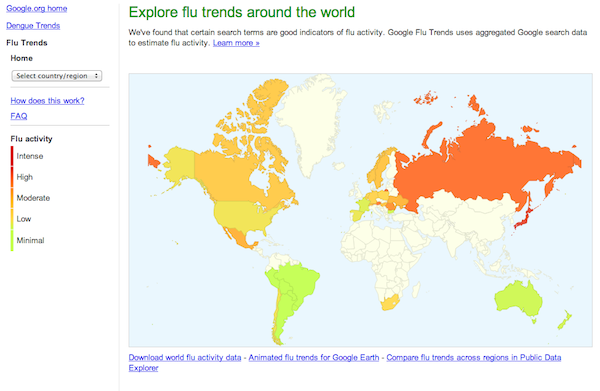 Google Flu Trends Google Flu Trends