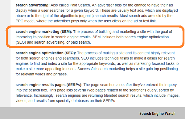 What Is Sem Depends On Who You Ask Search Engine Watch What Is Sem Depends On Who You Ask Search Engine Watch