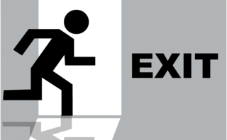 Exit sign