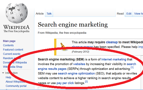 Search Engine Marketing