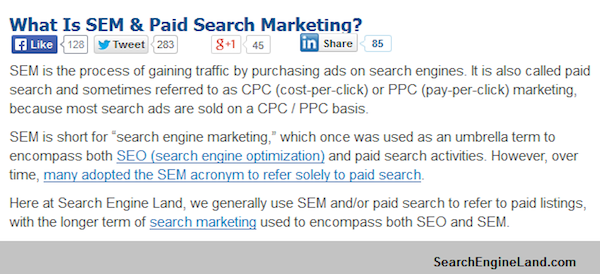 What is SEM and Paid Search Marketing What is SEM and Paid Search Marketing