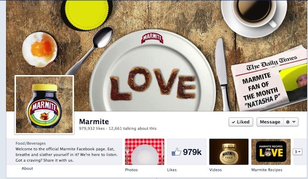 marmite-facebook-page