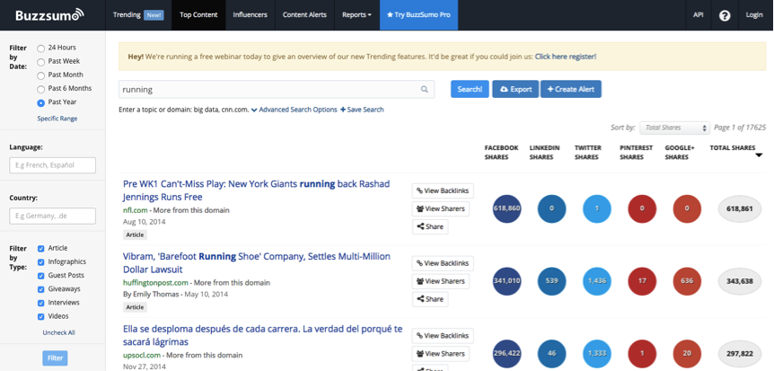 buzzsumo-running