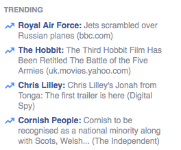 Facebook Trending