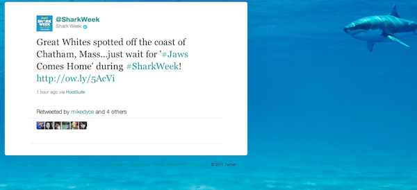 Shark Week on Twitter