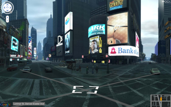 Grand Theft Auto 4 Liberty City Google Street View