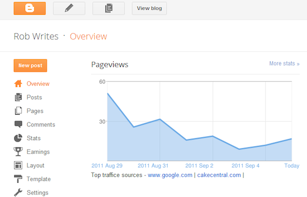 New Blogger Interface New Blogger Interface