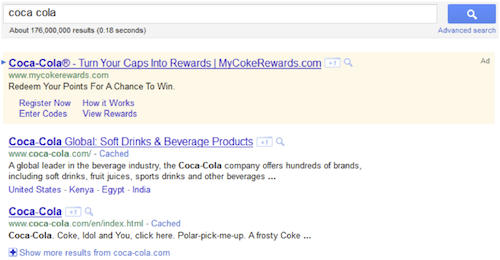 coca-cola-google-sitelinks-2011