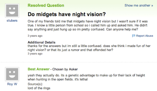 yahoo-answers-do-midgets-have-night-vision