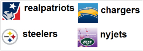NFL Twitter accounts