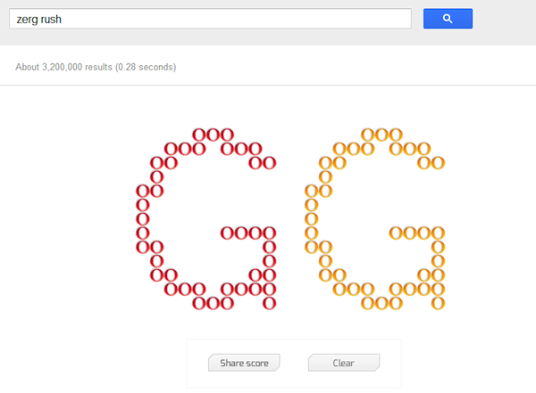 google-zerg-rush-game-over