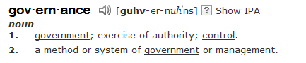 governance-definition governance-definition