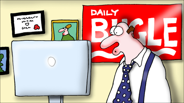 Daily Bugle Cartoon